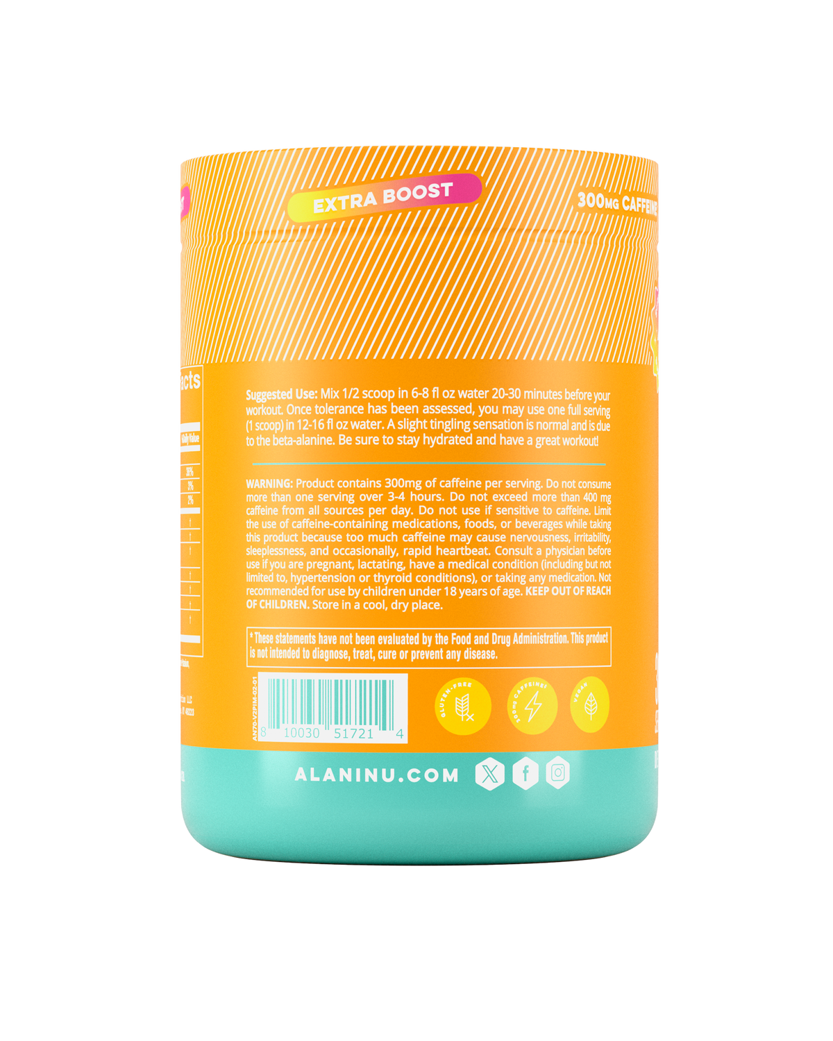 pre-workout+ - paradise swirl
